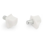 Soporte Estante Safeti. Plástico, Blanco D5Mm (100 uds.)