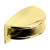 Soporte Media Luna Para Cristal 10Mm Oro