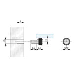 Soporte Estante Or D5-10 L18 Latonado Con Goma (100 uds.)