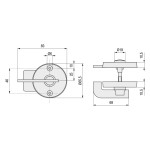 Muletilla Cabine D65 Inoxidable 304