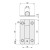 Bisagra Plana Cabine 90X52X2 Inoxidable Inoxidable 304