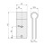 Pinza Tubo-Tablero 13Mm. Cabine Inoxidable