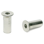 Tubo Union Allen.4 Cabeza Cónica D8 M6X20 Zincado (100 uds.)
