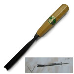 Gubia Buril Recta 3739 Perfil "V" 10Mm.