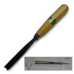 Gubia Buril Recta 3741 Perfil "V" 10Mm.