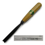 Gubia Recta 3704 Perfil Curvo 6Mm.