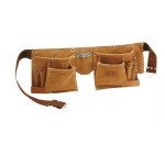 Portaherramientas Cuero Bolsa Doble