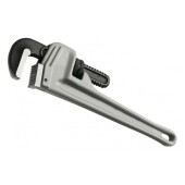 Llave Stillson De Aluminio. Acero Endurecido. Tornillo Con Rueda Estriada. 10 Pulgadas - Alyco