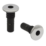 Casquillo Rosca Madera Embutir, De Plástico Para Mecanismos De Sofás Intra  Con Tapa Embellecedora Inox.