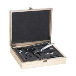Set de Accesorios para Vino 5five Simply Smart Sommelier Madera