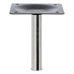 Columna Ø60 Con Placa Para Altura Total 355 Solo Para Bases Cecy Y Romina. Giratorio