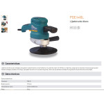 Lijadora De Disco Virutex Pde446L