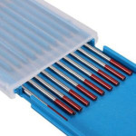 Electrodo Tungsteno 2%Th Rojo 1Mm. (10 uds.)