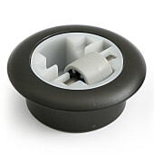 Rodillo Giratoria Rida D54-40 Goma Gris  Goma Blanda Gris, Carga 50Kg Rueda