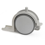 Rueda Unidireccional De Encastrar Toscana. Para Camas Nido. Para Embutir. Espesor 30-40Mm. Carga 100 Kg - Q&Ampq