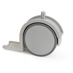 Rueda Nido Toscana Gris Sp40 Sin Freno Para Embutir. Sin Freno.