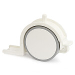 Rueda Nido Toscana Blanco Espesor 30 Con Freno Para Embutir. Con Freno.