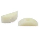 Media Luna Plastico T/30-35 P/6Mm. Para Taladros De 30 Y 35Mm. Agujero 6Mm. (100 uds.)