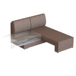 Mecanismo Giratorio Asiento/Sofa Tuna Gira 90º. Medidas 410X190X14Mm.