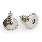 Tornillo Autorroscante Allen 5,8-16 Zincado Con Punta. Embellecedor. Cabeza Ancha D14. (100 uds.)