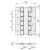 Bisagra Doble Accion Vaiven U5914 Blanco  Medidas 180X133X4Mm.