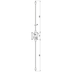 Cerradura De Sobreponer Multipunto Ts30T6Iae. Acero Templado. Placas Antisierra. Cilindro T60 - Tesa