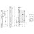 Cerradura Para Madera Tesa 130/48C/Ae Ent-40Mm, Dist-70, C/Recto, Latonada