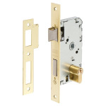 Cerradura Embutir Tesa 2010P/40/Hl Dist-47, Ent-40, C/Recto, Latonada
