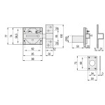 Cerradura Seguridad Lince 7930 Hc B-50Mm Llave Puntos
