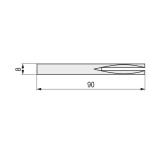 Cuadradillo Hierro 8X8X90Mm P/Manivela