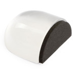 Tope Puerta Adh.metacrilato Ovalado G/Negra 42X39X23Mm B90170H