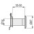 Mirilla Optica 35-50Mm D14 Laton Pulido