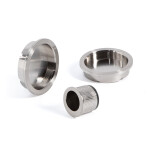 Kit Tiradores Red Pta.corred. Niquel Satinado