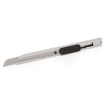 Cutter 9Mm Bloqueo Auto. Tajima Inoxidable Con 2 Cuchillas De Recambio. Mod.lc-301.