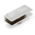 Soporte Rectangular Para Cristal. Zamak. Cromo (2 uds.)