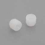 Tuerca Nylon Blanco Coto M4 D8X8 Para Taladro 8Mm. Sin Ranura En La Cabeza. (100 uds.)