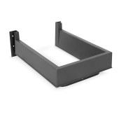 Salva Sifon Recto Erobo Plast.antracita Para Muebles De Baño