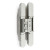 Bisagra Invisible Kubica Hybrid K2460 Cr.sat  Acero/Zamak. 60Kg/2Bis. Min.25 155X51Mm.