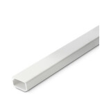 Canaleta Blanca Atornillar 25-40Mm 2Mtos No Adhesiva, Con Agujeros P/Atornillar
