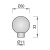 Pomo Bola Acero Inoxidable Tous Ø30Mm