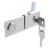 Cerradura Cas Pta/Crist Derecha 216/C1+2 Niquel Puerta Cristal Doble