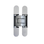 Bisagra Invisible Karakter K8080 Cromo Satinado  Reg.3D, 80Kg/2B, 100Kg/3B, Sp.min-40Mm.