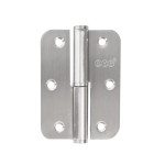 Pernio Inoxidable C/Redondo 90-65-2,5 Derecha Inoxidable 201