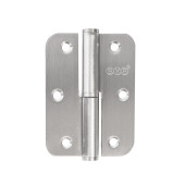 Pernio Inoxidable C/Redondo 90-65-2,5 Derecha Inoxidable 201