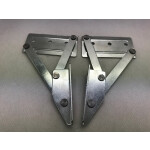 Jgo.bisagras Compas Zincada Sin Muelle Mayor Angulo De Apertura