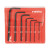 Jgo.7 Llaves Allen Precision Acodada Medidas Desde 0,7 Hasta 3,0Mm