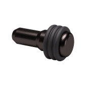 Soporte Para Estante. Acero-Goma. Negro. Longitud 18Mm. Taladro Diámetro 5Mm Mm - Italiana Ferramenta (200 uds.)