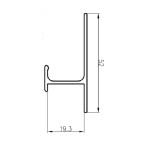 Tirador Aluminio Balbi Sp19 3M. Plata Mate (2 uds.)