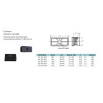 Contera Rectangular Interior M-8 20-40 Interior Tubo 26-27Mm (100 uds.)