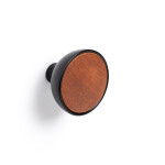 Percha Bol Ø45 Negro Mate/Sapelli (12 uds.)